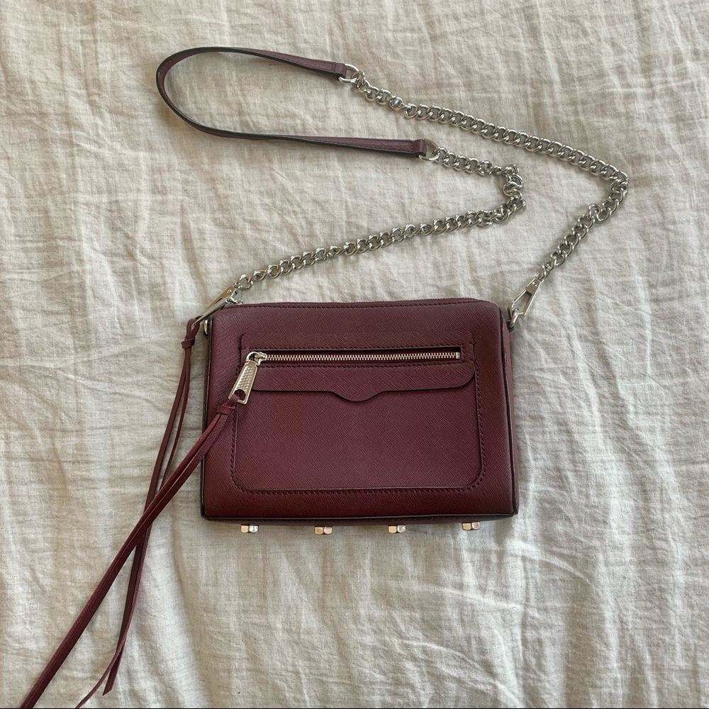 Rebecca Minkoff burgundy crossbody